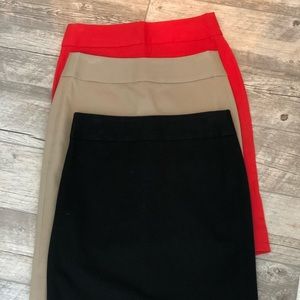 Bundle of 3 Banana Republic Sloan FitPencil Skirts